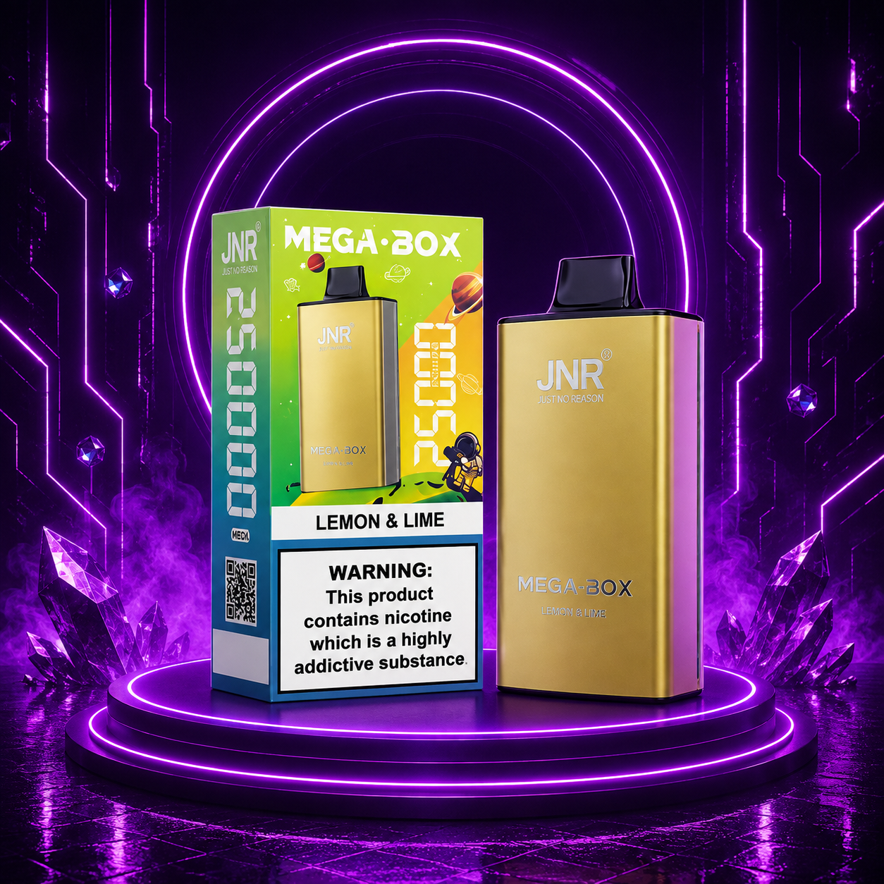 JNR Mega Box 25K Einweg Vape Lemon Lime